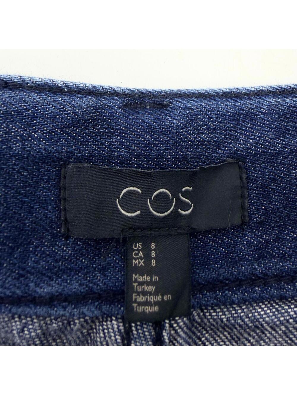 COS Chambray Wide Leg Trouser Jeans Lyocell Denim Size 8 - Picture 5 of 9